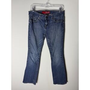 Guess Jeans Daredevil Bootcut Jeans Stretch Womens 31 Blue Denim Casual